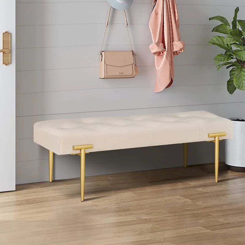 48 Modern Ottoman Bench For Bedroom Living Room Entryway