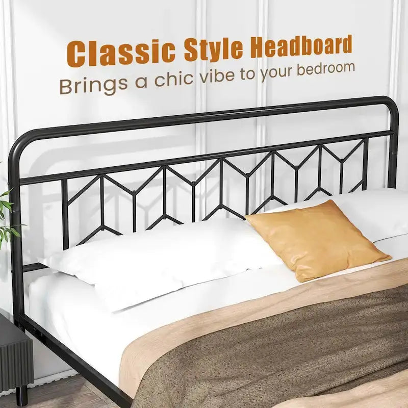 Twin/Full/Queen/King Size Bed Frame Mattress Foundation