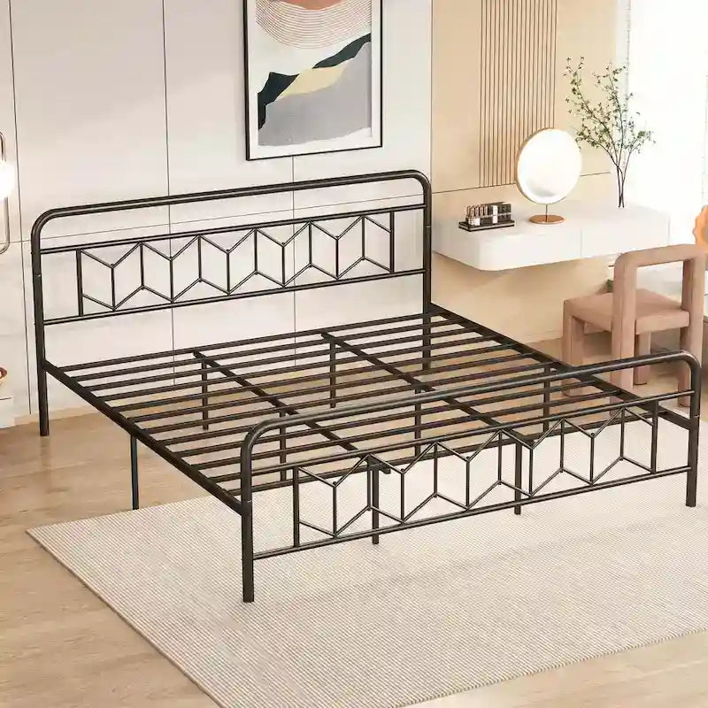 Twin/Full/Queen/King Size Bed Frame Mattress Foundation