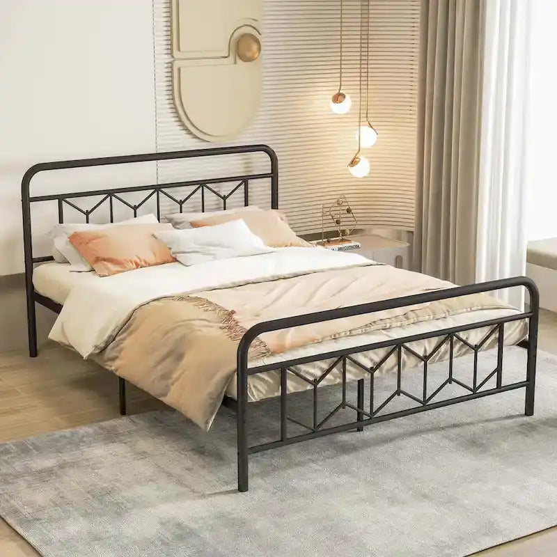 Twin/Full/Queen/King Size Bed Frame Mattress Foundation