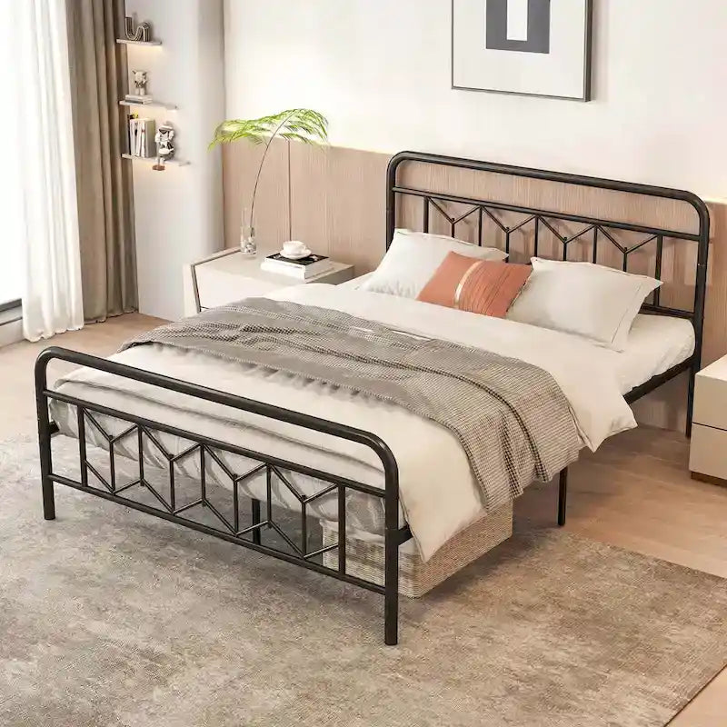 Twin/Full/Queen/King Size Bed Frame Mattress Foundation