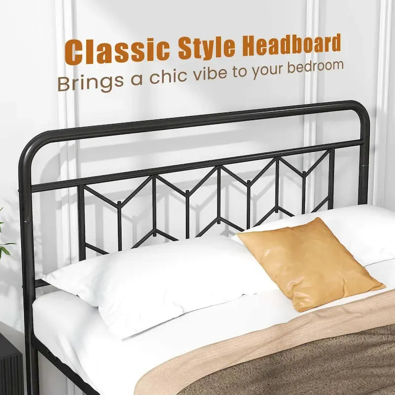 Twin/Full/Queen/King Size Bed Frame Mattress Foundation
