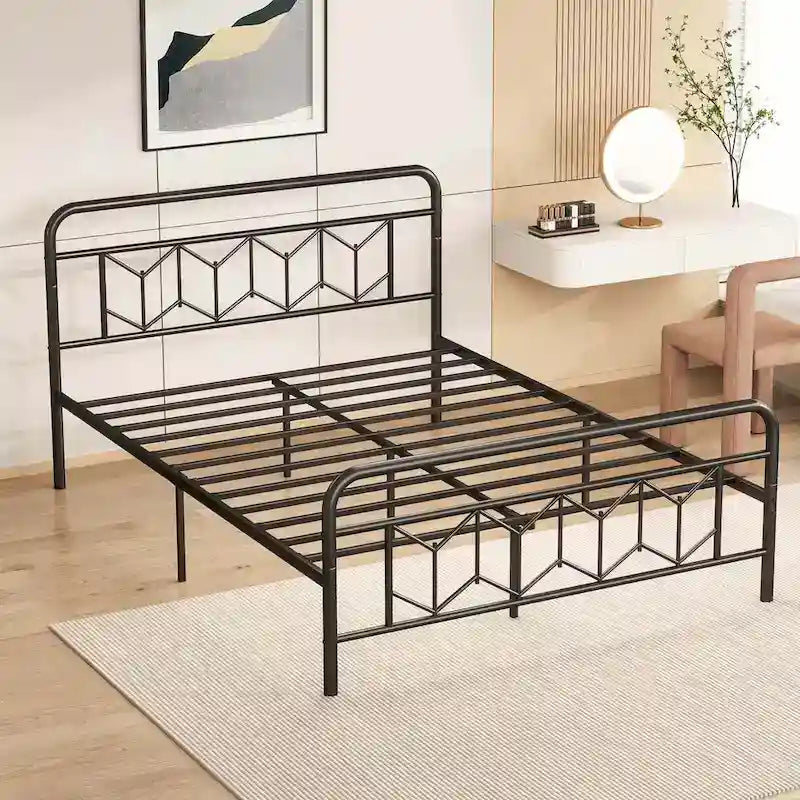 Twin/Full/Queen/King Size Bed Frame Mattress Foundation