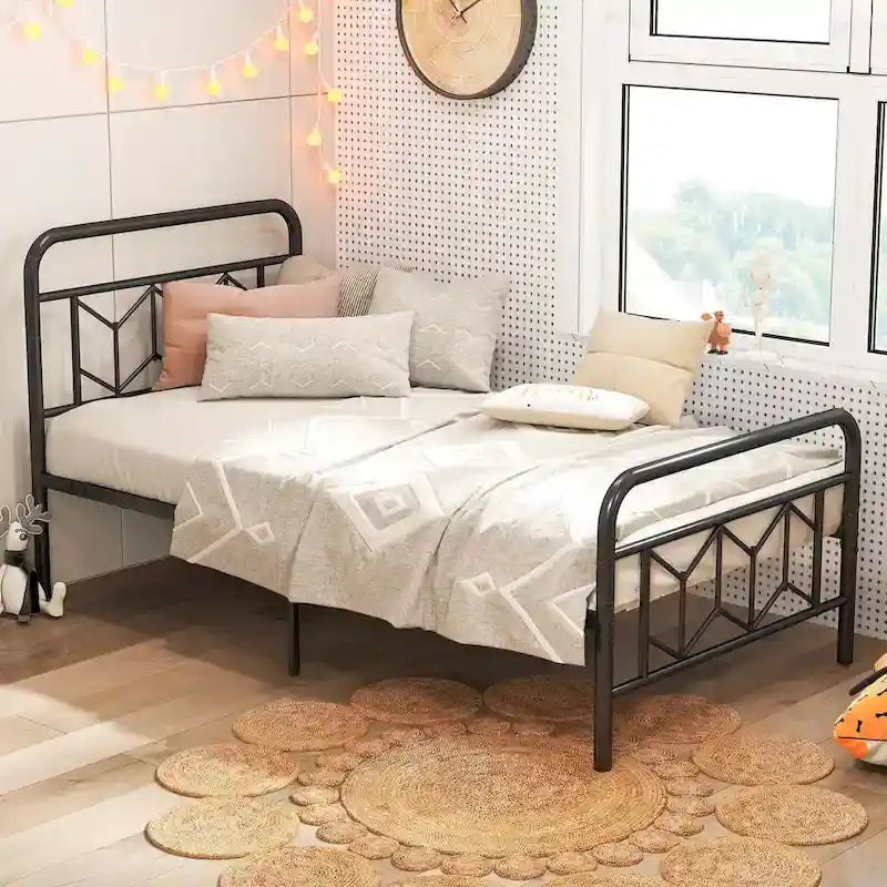 Twin/Full/Queen/King Size Bed Frame Mattress Foundation
