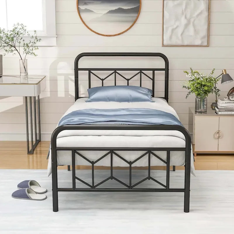 Twin/Full/Queen/King Size Bed Frame Mattress Foundation