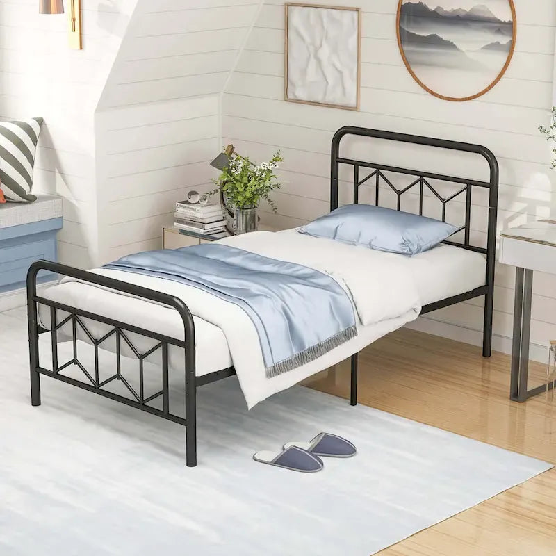 Twin/Full/Queen/King Size Bed Frame Mattress Foundation