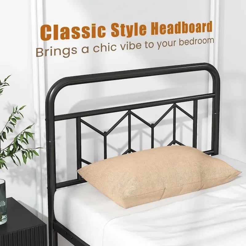 Twin/Full/Queen/King Size Bed Frame Mattress Foundation
