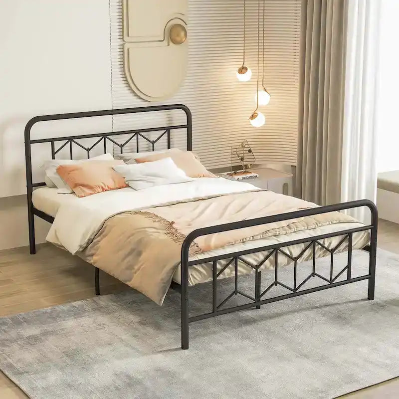 Twin/Full/Queen/King Size Bed Frame Mattress Foundation