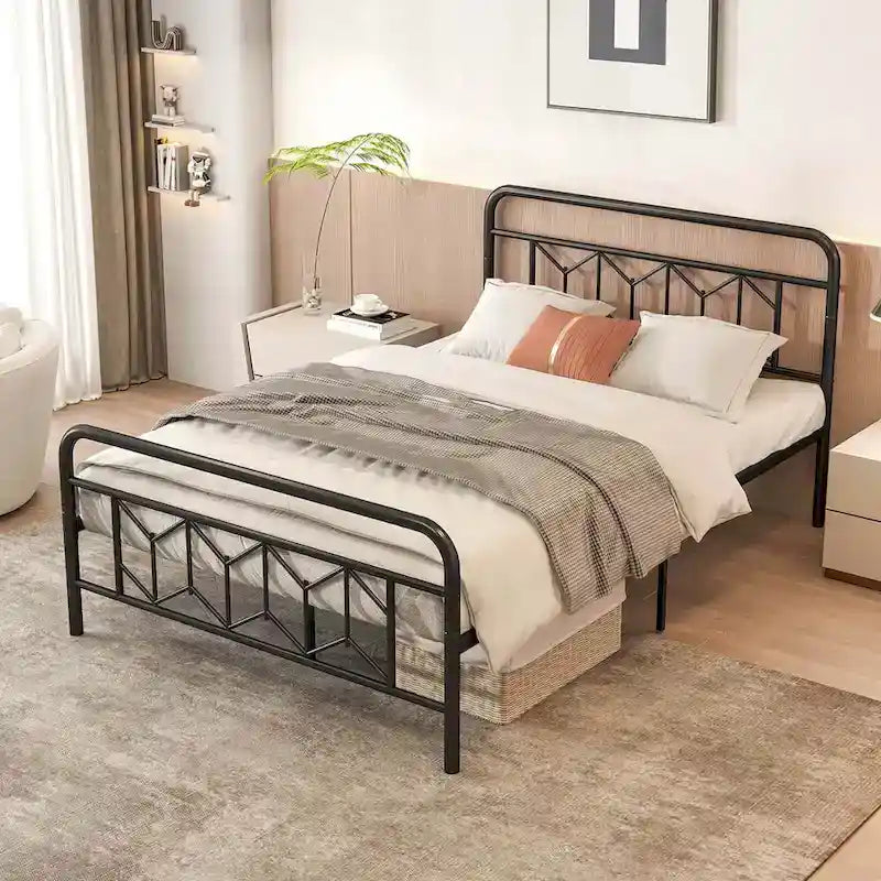 Twin/Full/Queen/King Size Bed Frame Mattress Foundation