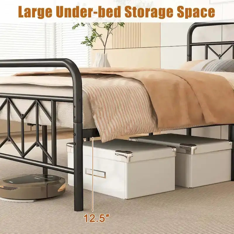 Twin/Full/Queen/King Size Bed Frame Mattress Foundation