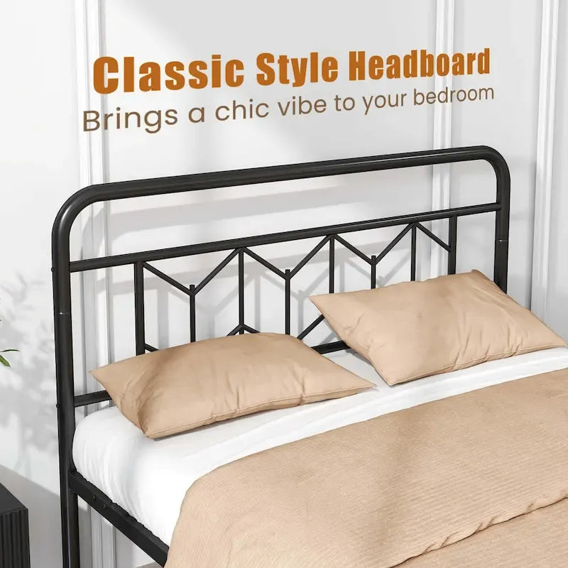 Twin/Full/Queen/King Size Bed Frame Mattress Foundation