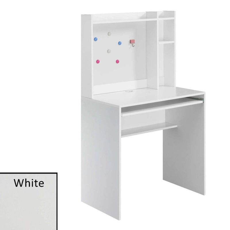 Student Desk with Magnetic Bulletin Board and Shelves