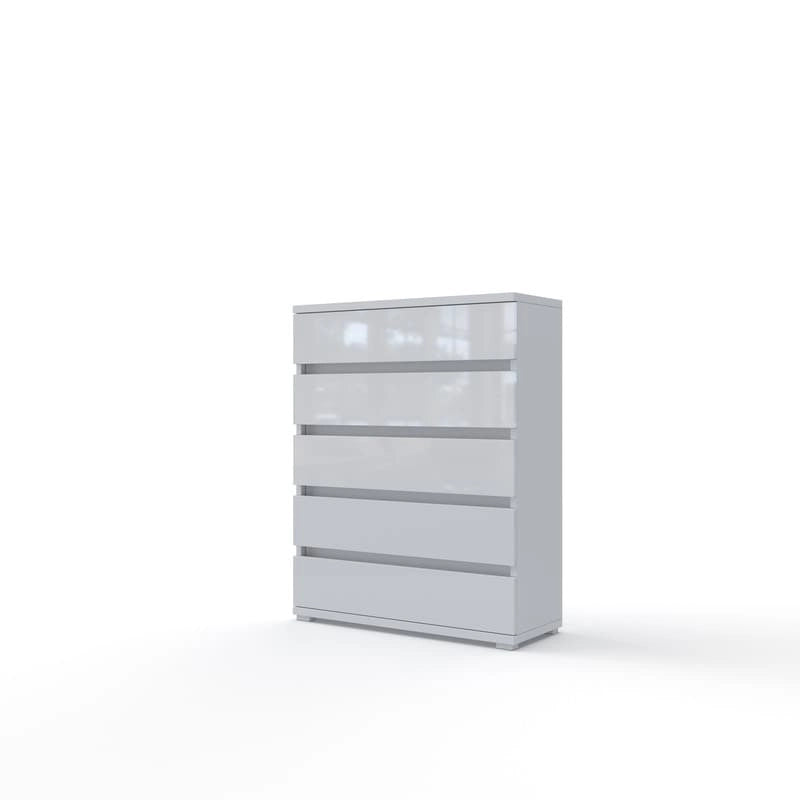 Modern 5-Drawer Dresser with Clean Lines for Bedroom Storage