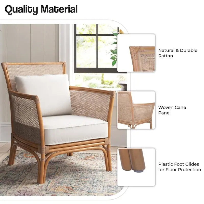 Rattan Accent Chair