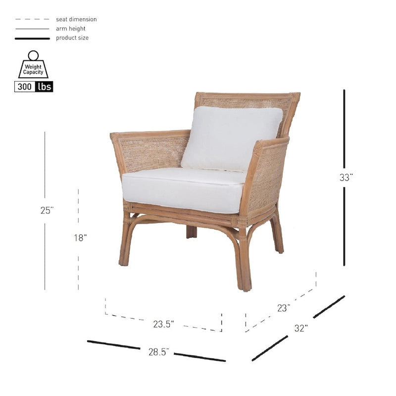 Rattan Accent Chair