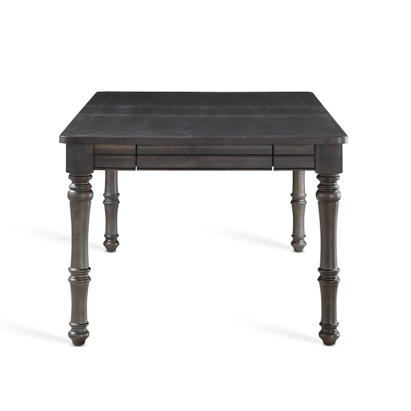 80-Inch Wooden Dining Table, Grey