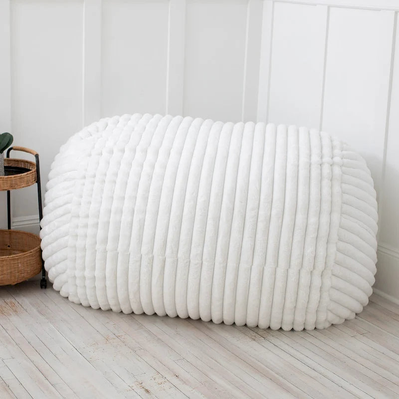 6 Foot Bean Bag, Loveseat, Sofa and Lounger, Mondo Fur