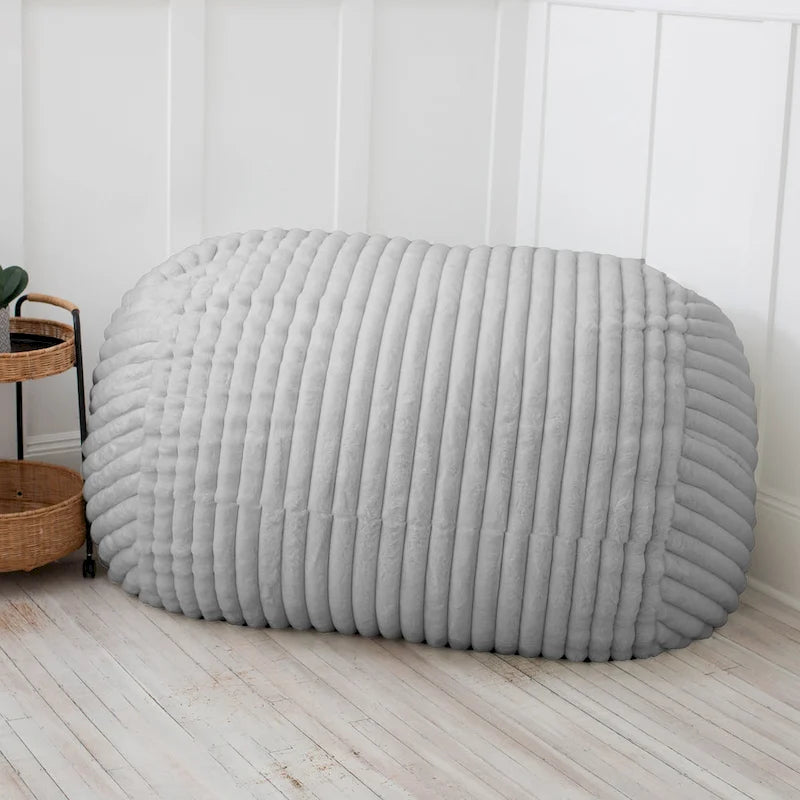 Pouf géant de 1,80 m, Causeuse, Canapé et Transat, Mondo Fur