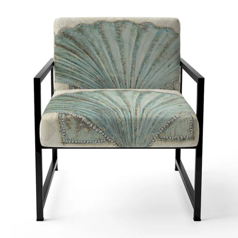 Upholstered Nautical and Coastal Accent Chair