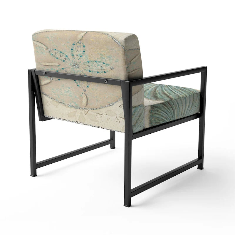 Upholstered Nautical and Coastal Accent Chair
