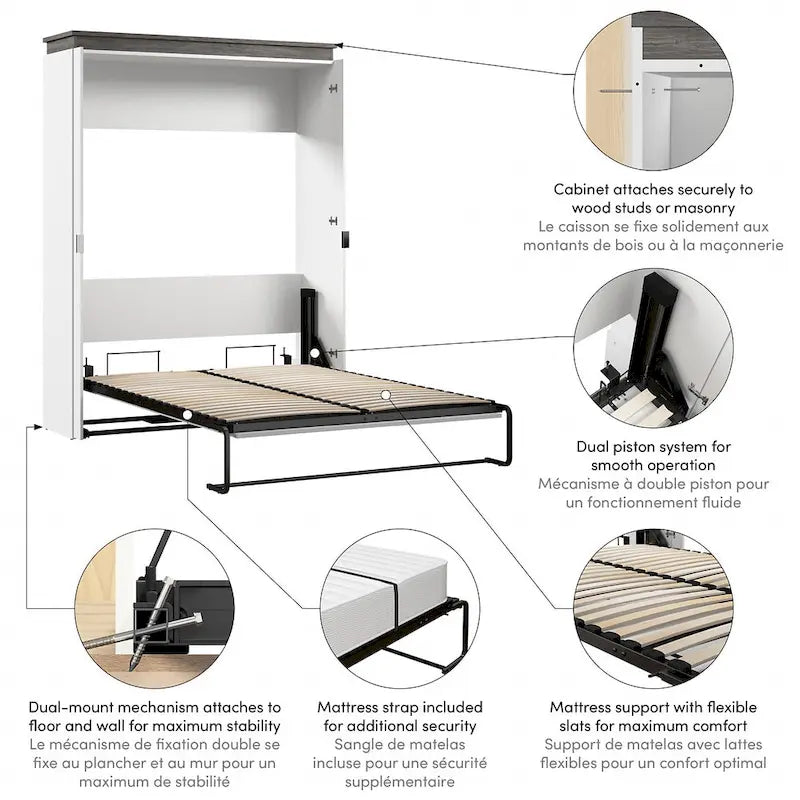 67W Queen Murphy Bed