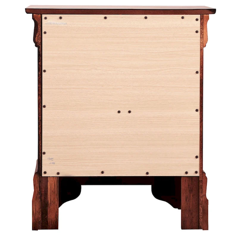 Traditional 2-Drawer Wood Nightstand