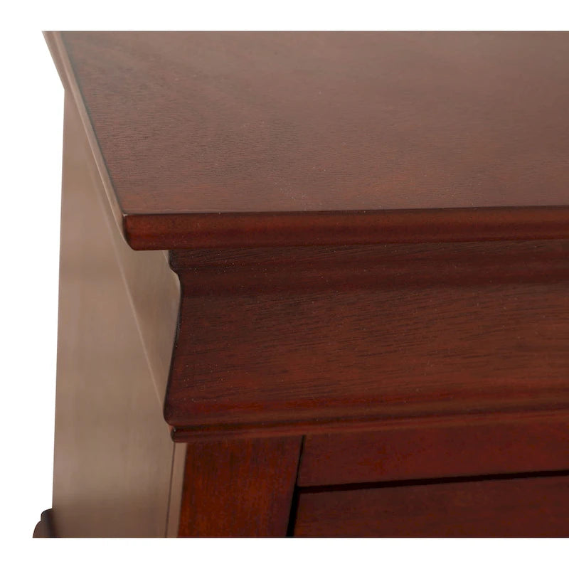 Traditional 2-Drawer Wood Nightstand