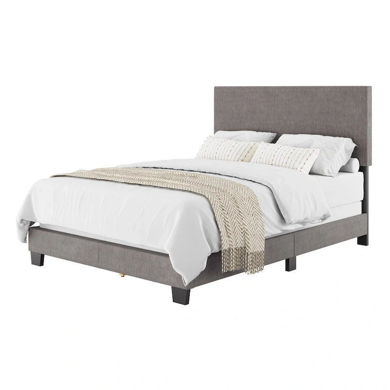 Modern Full/Double Bed, Box Spring Required