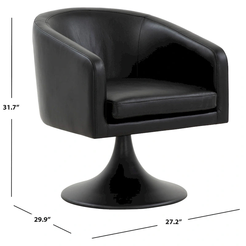 Pedestal Chair, 27.6 W x 29.7 L x 31.9 H