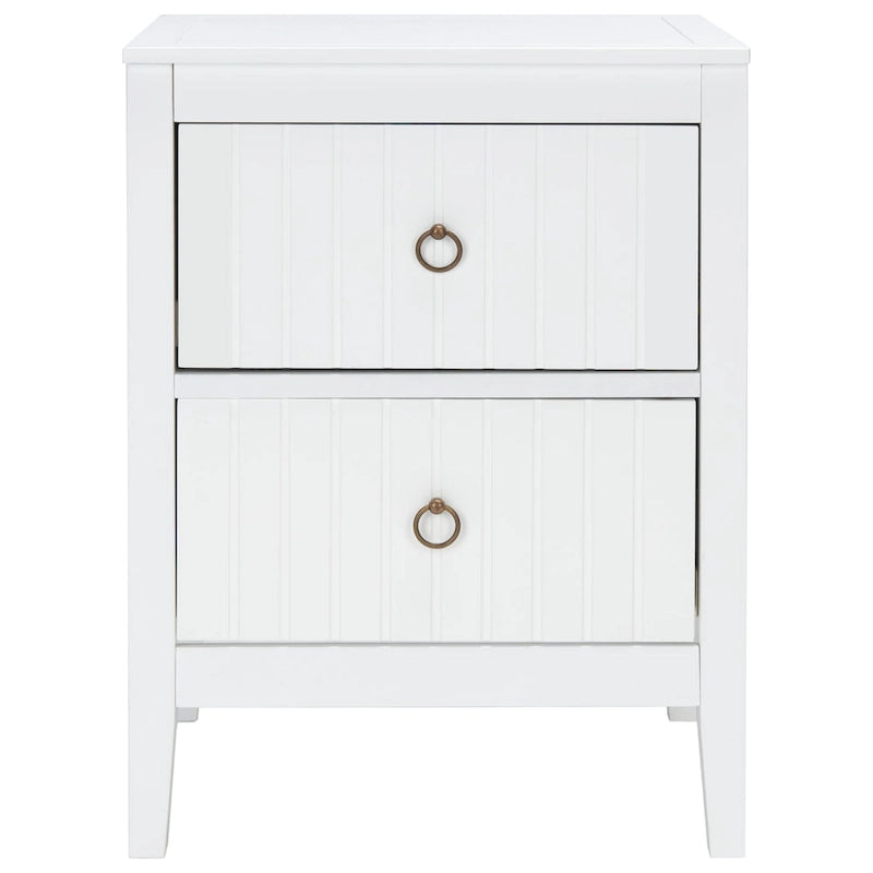 2-Drawer Accent Table Nightstand