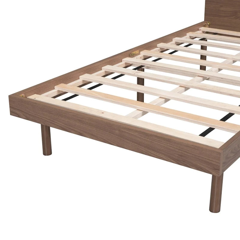 Twin Size Platform Bed Frame with USB Ports