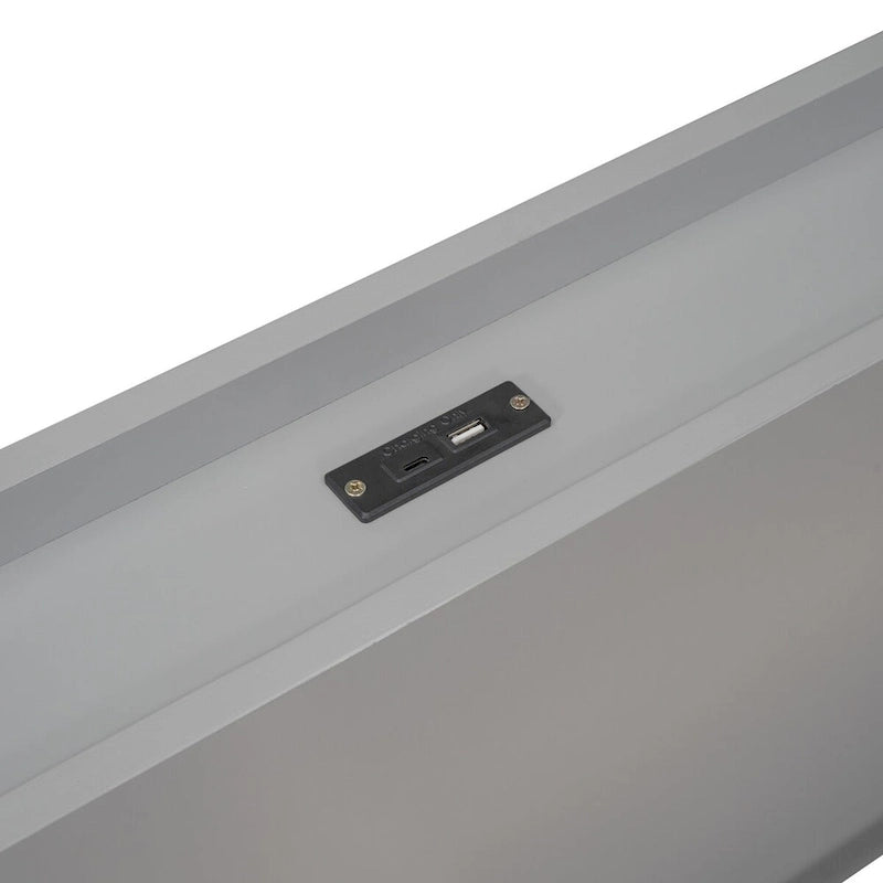 Twin Size Platform Bed Frame with USB Ports