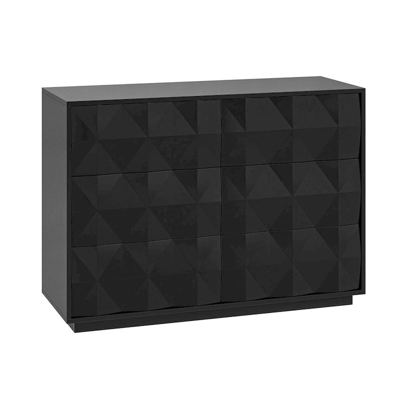 Modern 6-Drawer Dresser