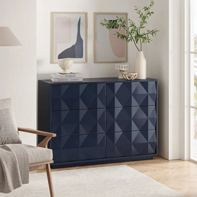 Modern 6-Drawer Dresser