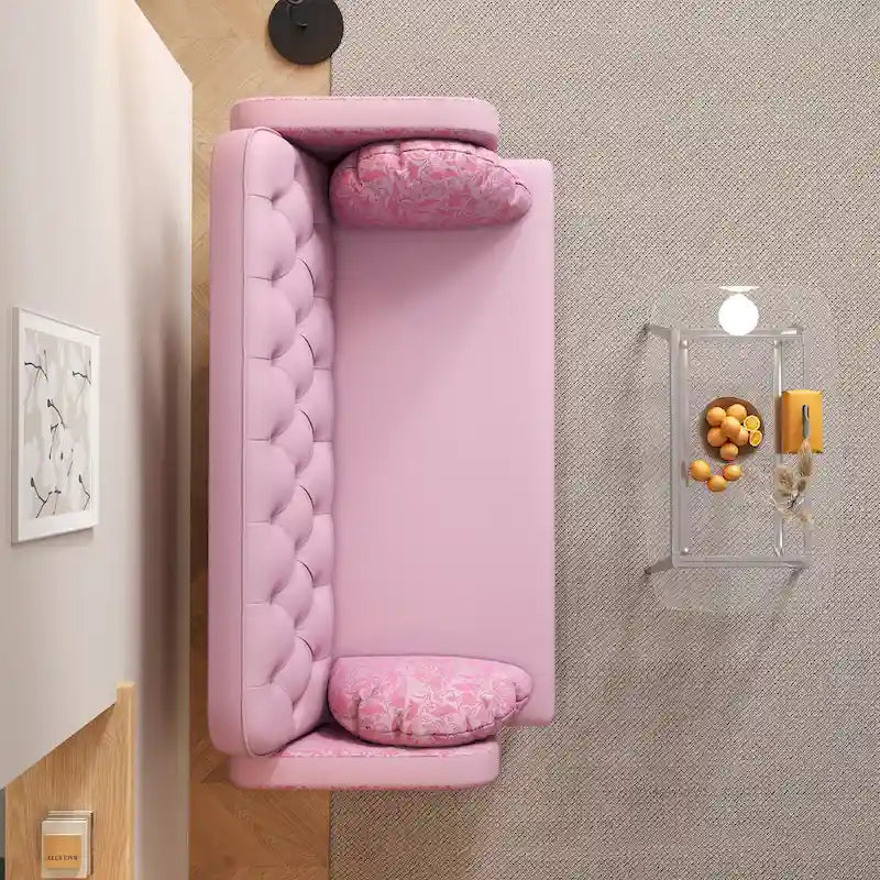 Causeuse avec motif tulipe