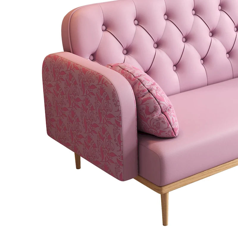 Causeuse avec motif tulipe