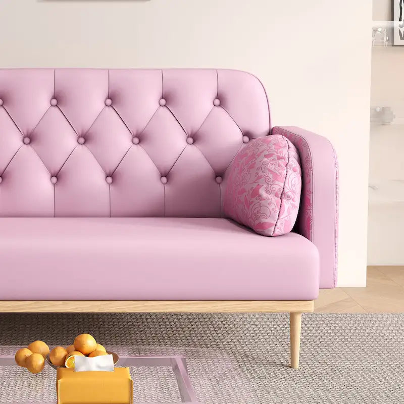 Causeuse avec motif tulipe