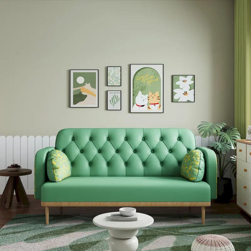 Causeuse avec motif tulipe