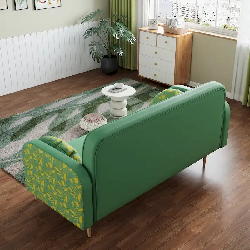 Causeuse avec motif tulipe