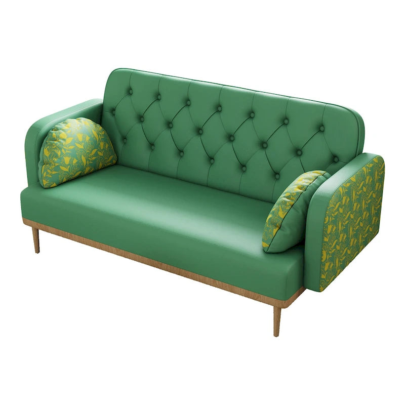 Causeuse avec motif tulipe