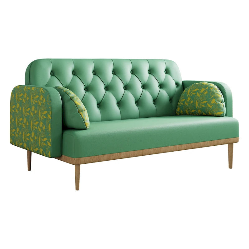 Causeuse avec motif tulipe