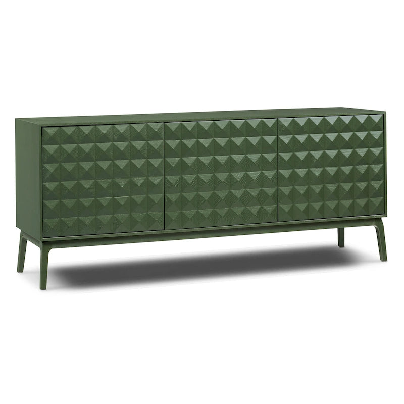 Buffet Mid-Century Moderne avec Étagères Réglables et Portes à Fermeture Amortie