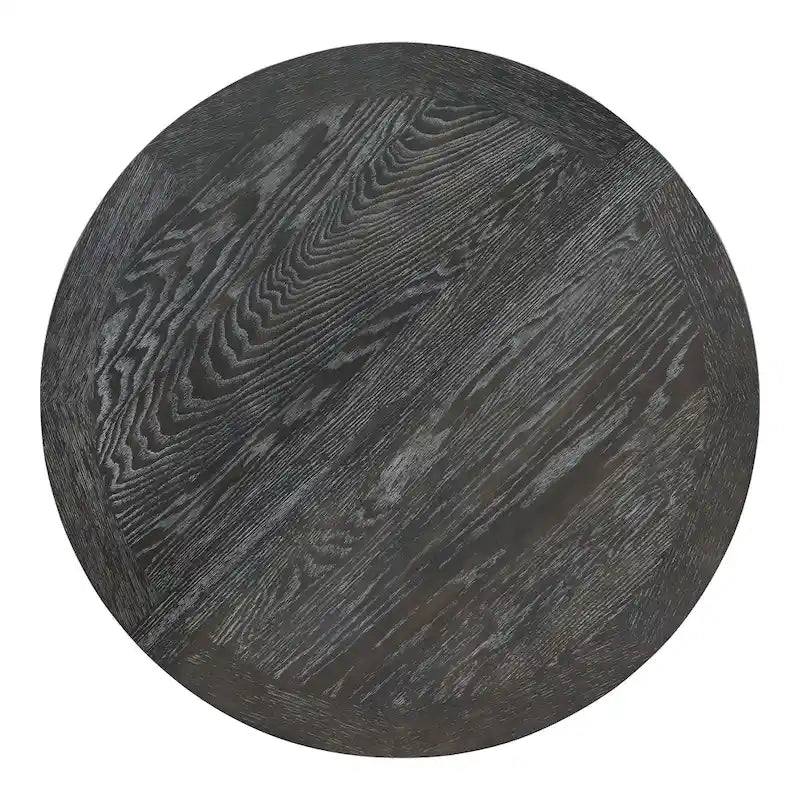 Farmhouse Dining Table, Extendable Round Table for Kitchen and Dining Room