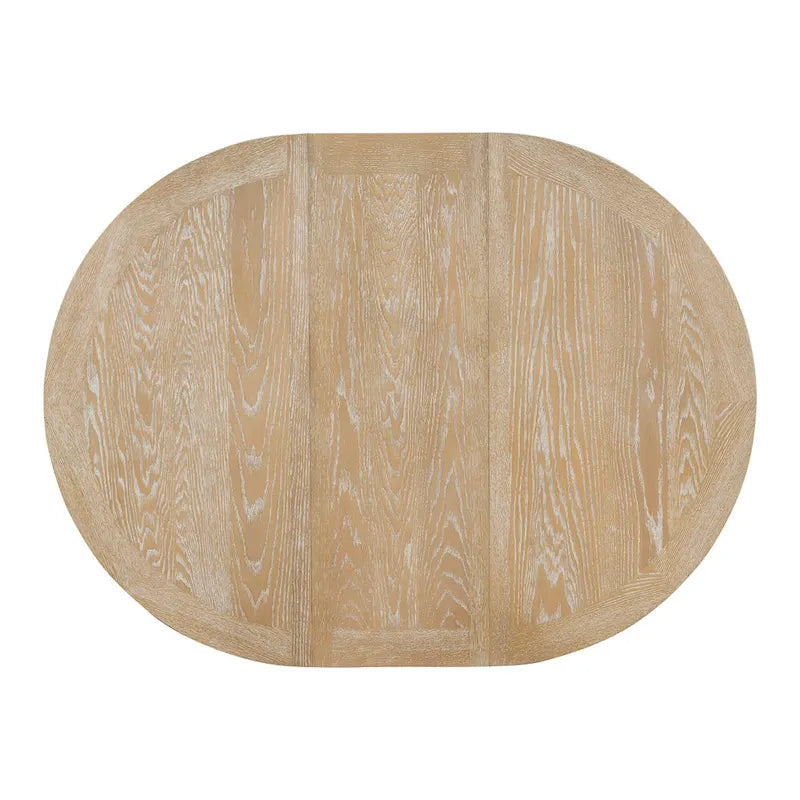 Farmhouse Dining Table, Extendable Round Table for Kitchen and Dining Room